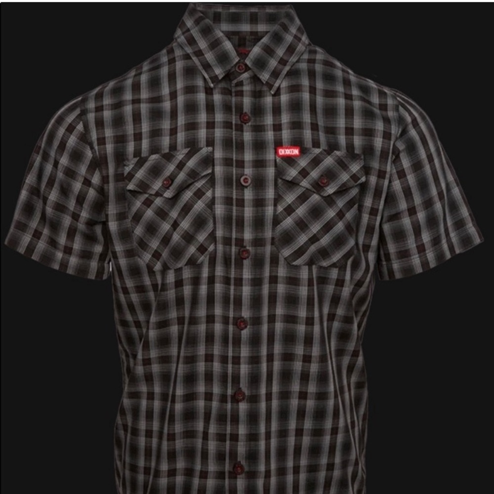 Dixxon “The Grim” men’s size XL short sleeve Bamboo Shirt.